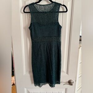 Express Sheer Lace Dress